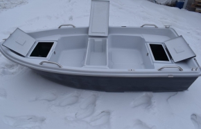 Plastikinė valtis 3,10 Trimaran dviguba NEW